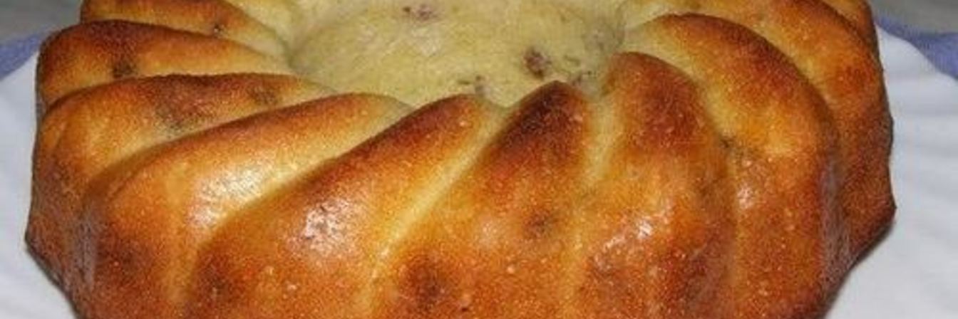 Простой манник на кефире без муки