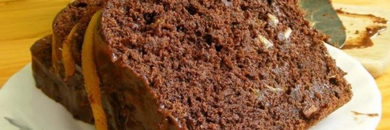 Простой шоколадный манник на кефире