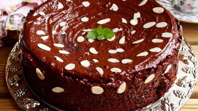 шоколадно-банановый дрожжевой манник