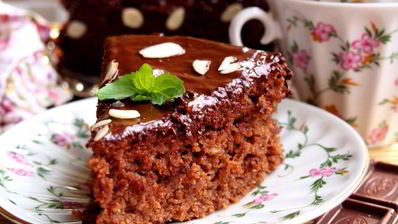 шоколадно-банановый дрожжевой манник