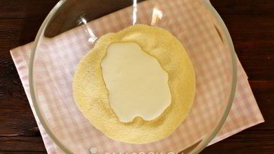 шоколадный манник с халвой