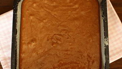 шоколадный манник с халвой