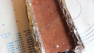 шоколадный манник с яблоками