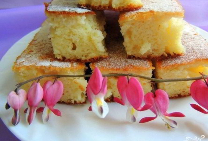 Творожный манник на молоке