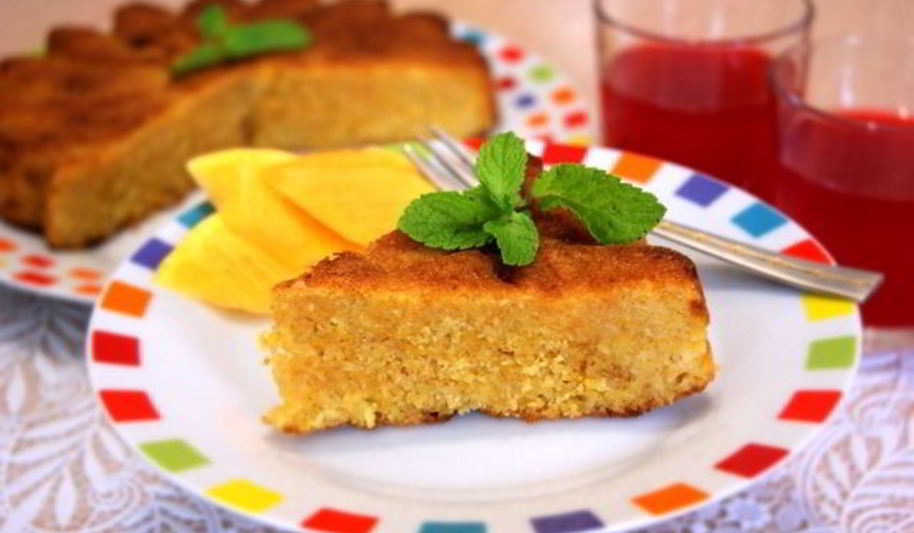 Рецепт тыквенного манника с лимонной пропиткой