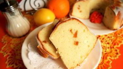 тыквенный манник с лимонной пропиткой