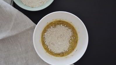 бананово-овсяные оладьи