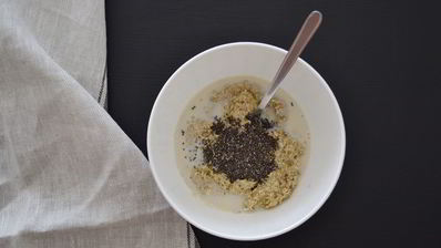 бананово-овсяные оладьи