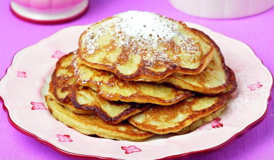 Рецепт бананова-творожных оладьи