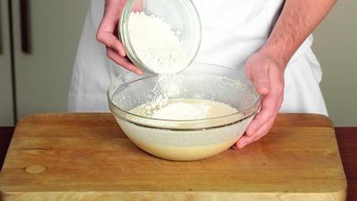 бананово-творожные оладьи