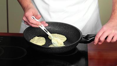 бананово-творожные оладьи