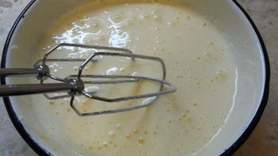 бисквитные оладьи с черникой