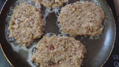 гречневые оладьи с грибами