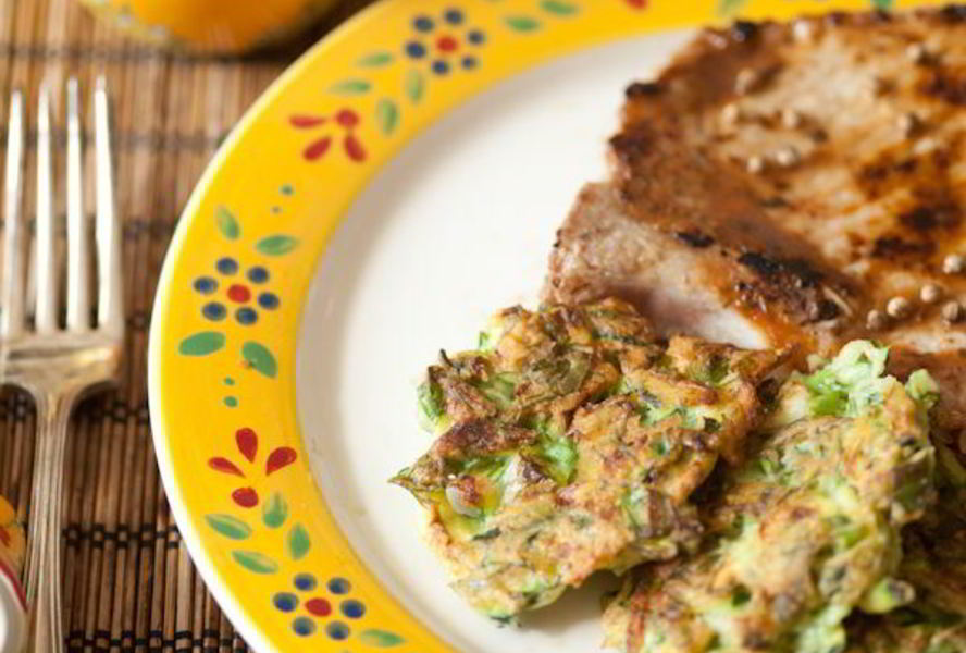 Кабачковые оладьи на гарнир