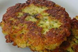 Кабачковые оладьи с сыром