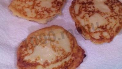 картофельные оладьи со сметаной