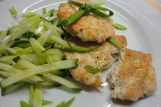 Куриные оладьи