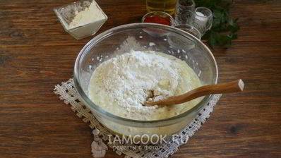 луковые оладьи с паприкой и зирой