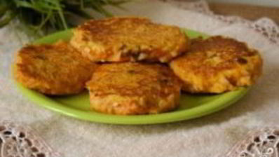 морковно-яблочные оладьи