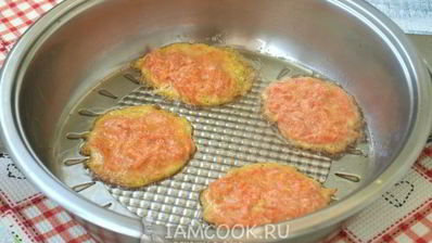 морковные оладьи с манкой