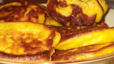 оладушки дрожжевые с тыквенным пюре