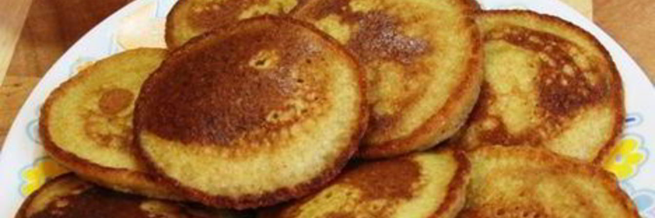 Оладушки из квиноа и кукурузной муки без глютена