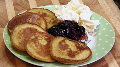 оладушки из квиноа и кукурузной муки без глютена