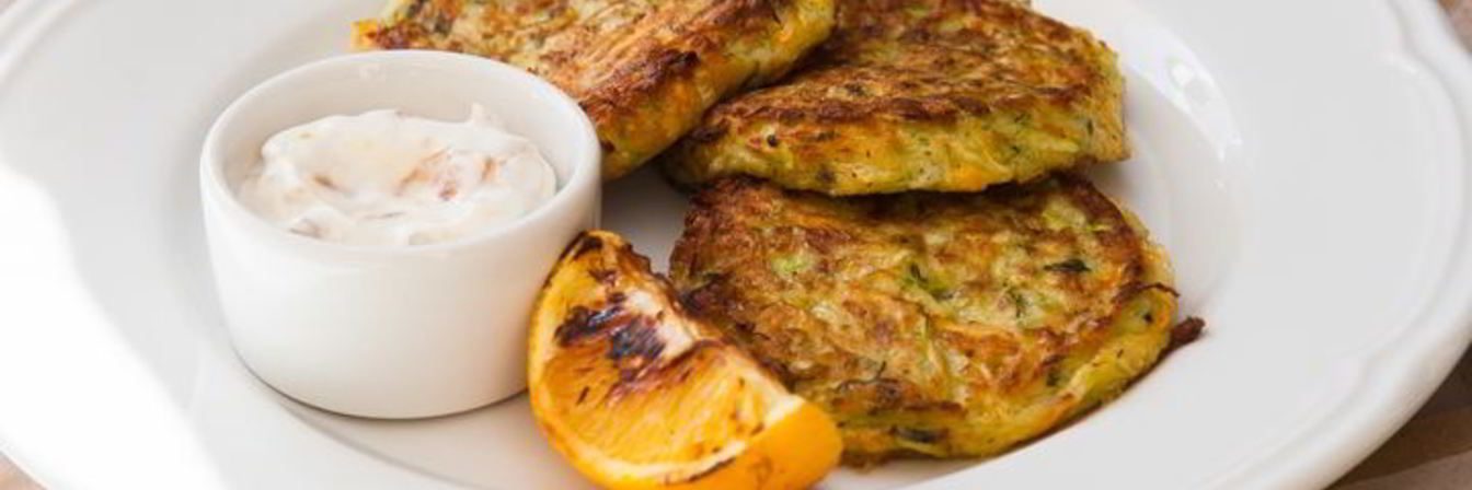 Оладушки с кабачками