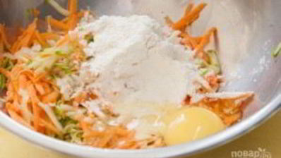 оладушки с кабачками