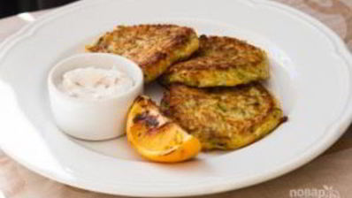 оладушки с кабачками