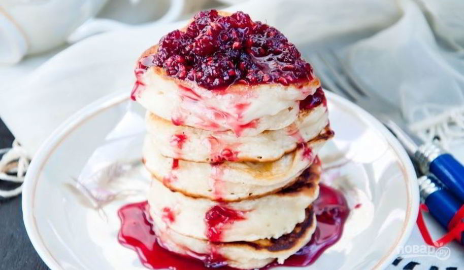 Рецепт оладий без яиц