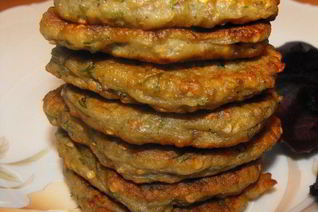 Оладьи из баклажана