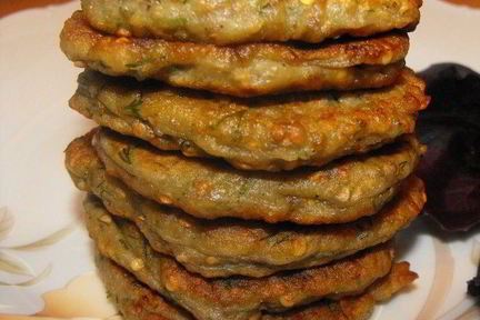 Оладьи из баклажана