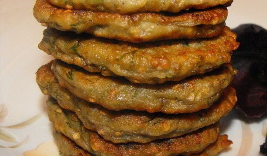Рецепт оладий из баклажана