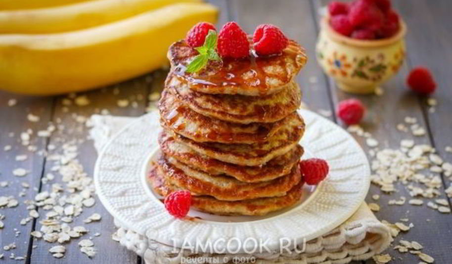 Рецепт оладий из бананов и яиц