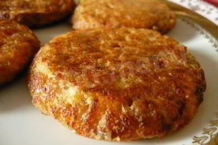 Оладьи из черствого хлеба