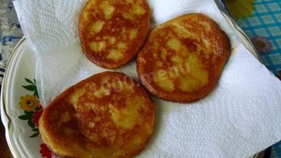 оладьи из черствого хлеба