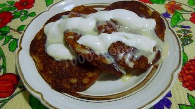 оладьи из черствого хлеба