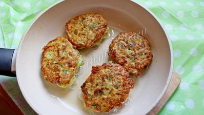 оладьи из кабачка и цветной капусты