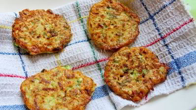 оладьи из кабачка и цветной капусты