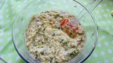 оладьи из кабачка и цветной капусты