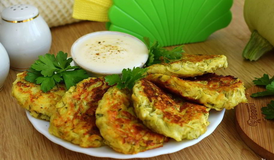 Рецепт оладий из кабачков на сковороде