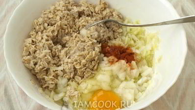 оладьи из кабачков с овсяными хлопьями