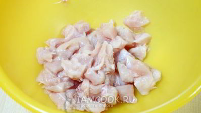 оладьи из куриного филе