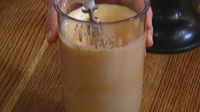 оладьи из рикотты с карамелизированной грушей