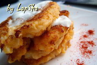 Оладьи из цветной капусты с сыром