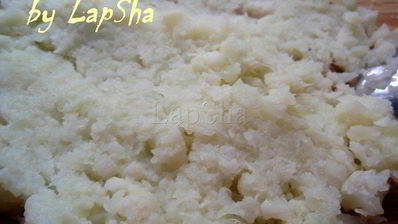 оладьи из цветной капусты с сыром