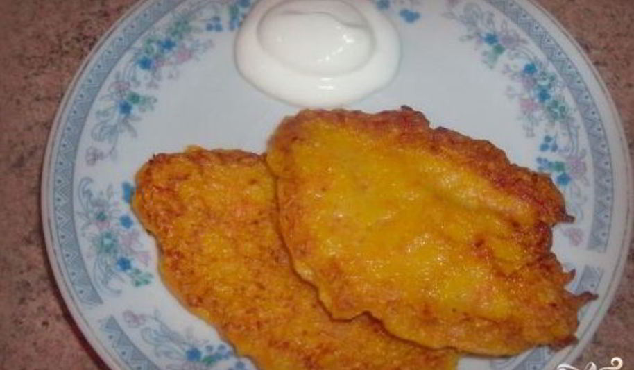 Рецепт оладий из тыквы и моркови