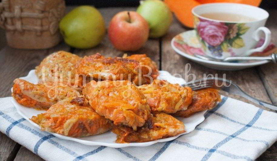 Рецепт оладий из тыквы и яблок