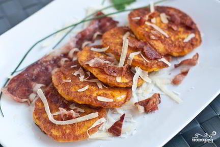 Оладьи из тыквы с сыром